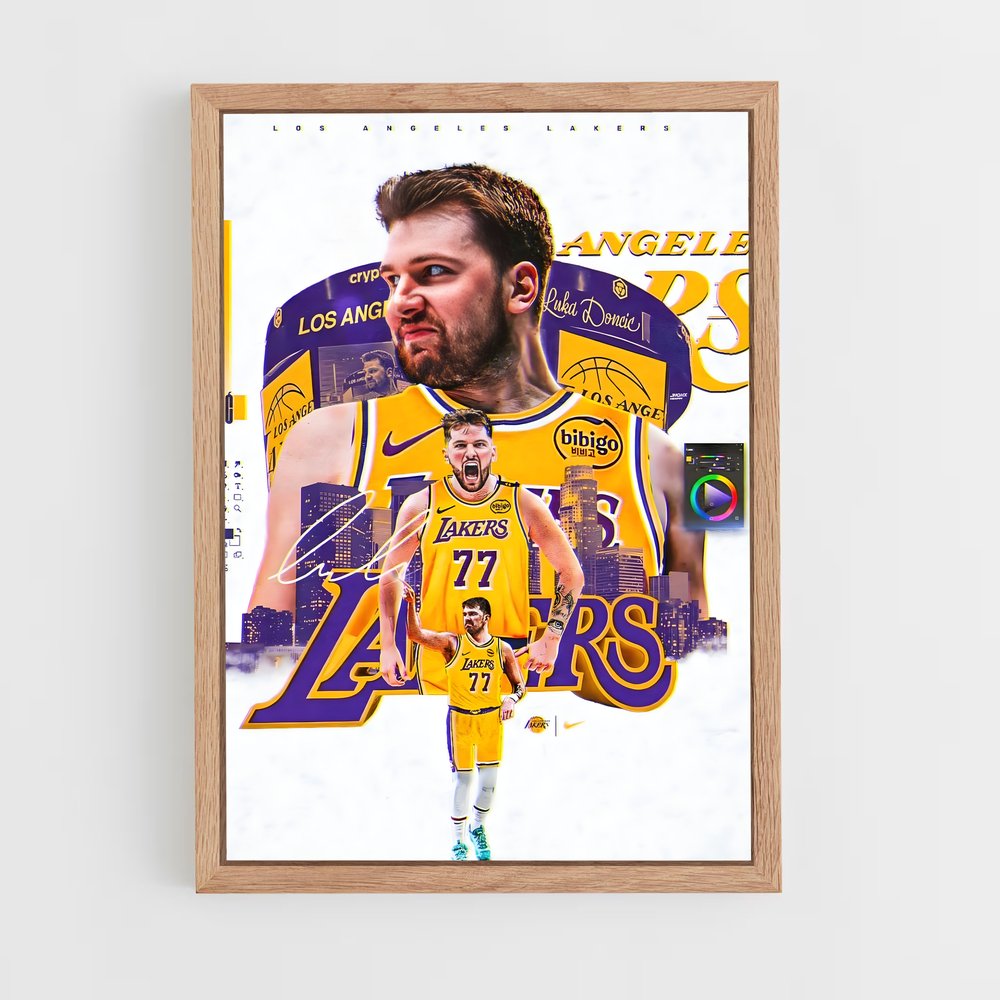 Poster Luka doncic – affiche Basketball (vue 4)